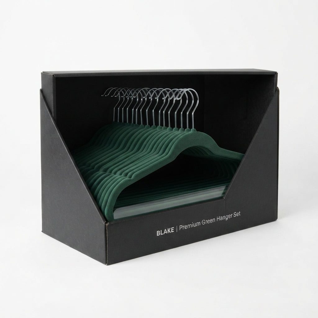 Blake | Premium Green Hanger Set
