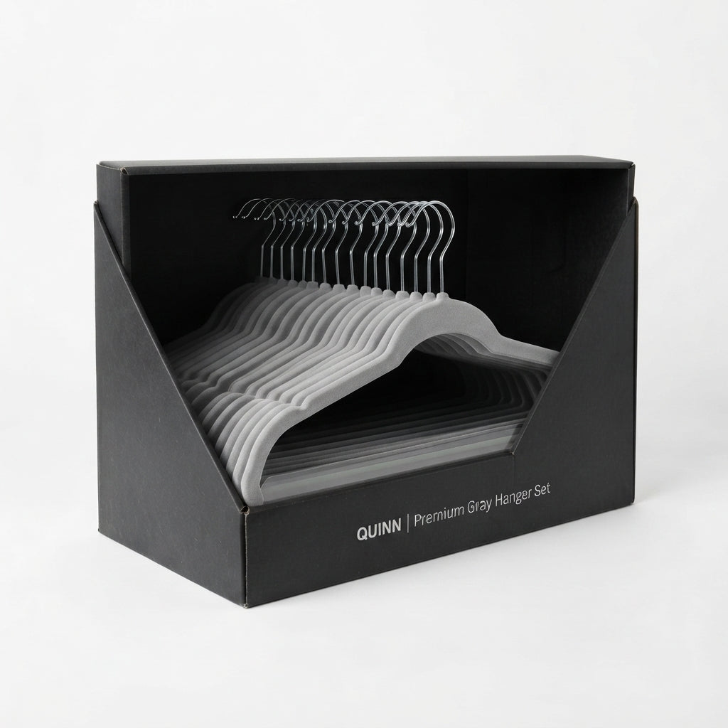 Quinn | Premium Gray Hanger Set