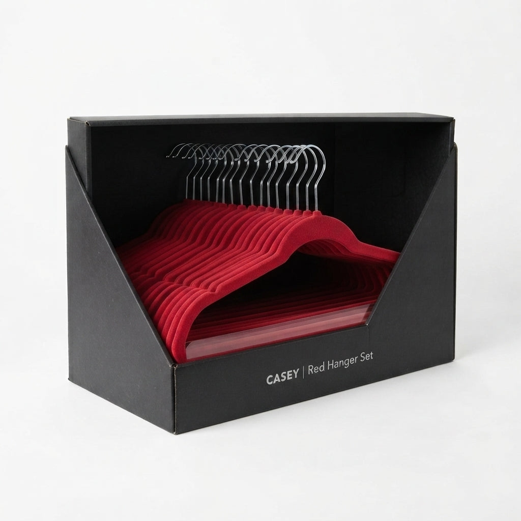 Casey | Red Hanger Set
